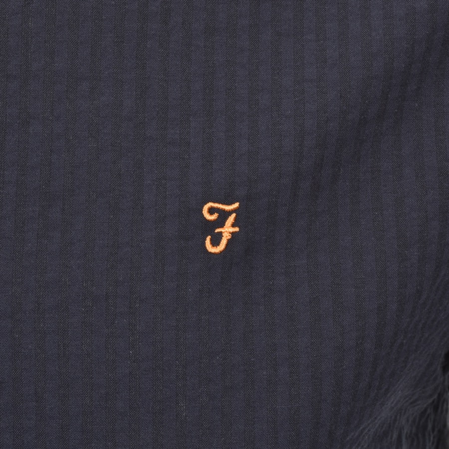 Alternative Image for ProductFarah Vintage Hudspeth Short Sleeved Shirt Navy3
